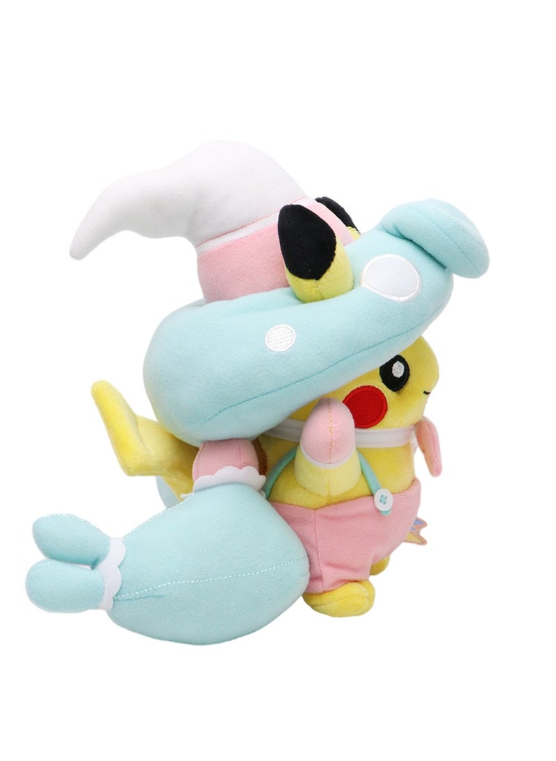 General - Hooded Pikachu Drag Plush Toy Doll Standing Disguise 22cm - Image 1