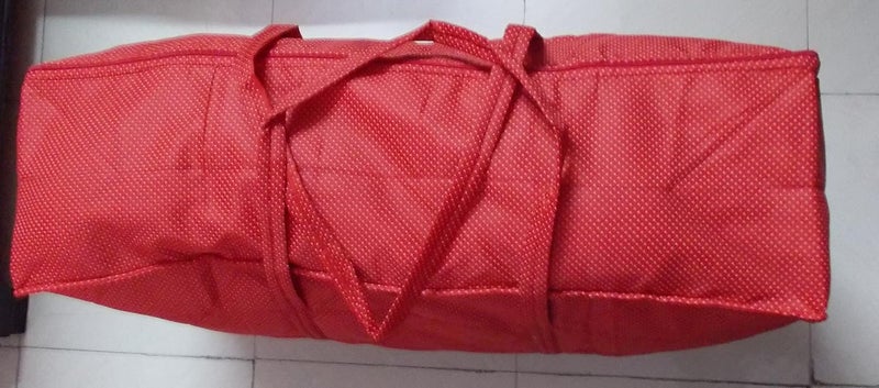 Glitter Collection Glitter Collection Double Bed Quilt Bag Razai Bag double bed Red SNG002 - Image 2