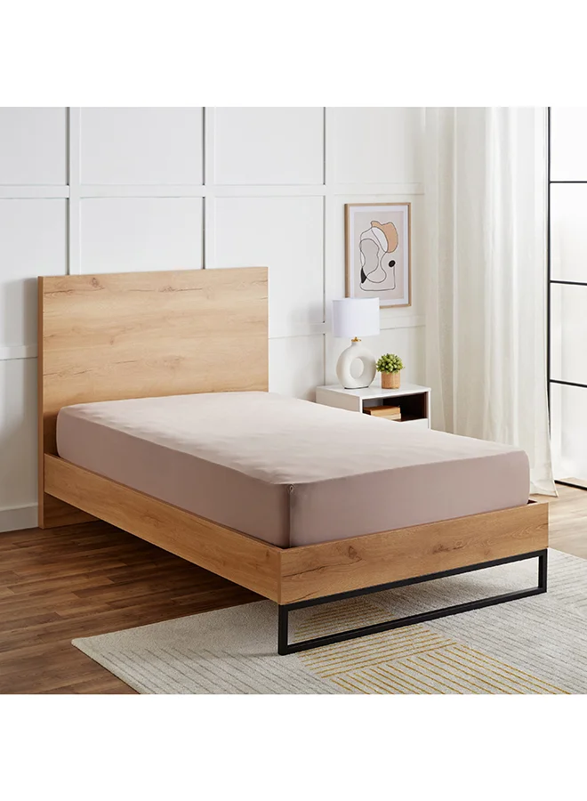 Home Box Ferum Micro Jersey Twin Fitted Sheet 200 x 30 x 120 cm
