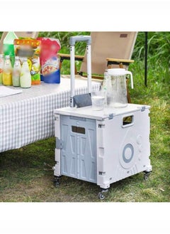 SHEE ONE Small folded portable cart with handle, easy to carry and store  - Image 1