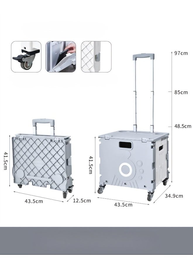 Small folded portable cart with handle, easy to carry and store - pzsku/ZD4C71014DFD79BDDF5D8Z/45/_/1724464599/fbac5303-4be0-4ce3-bb76-96967ec07fb3