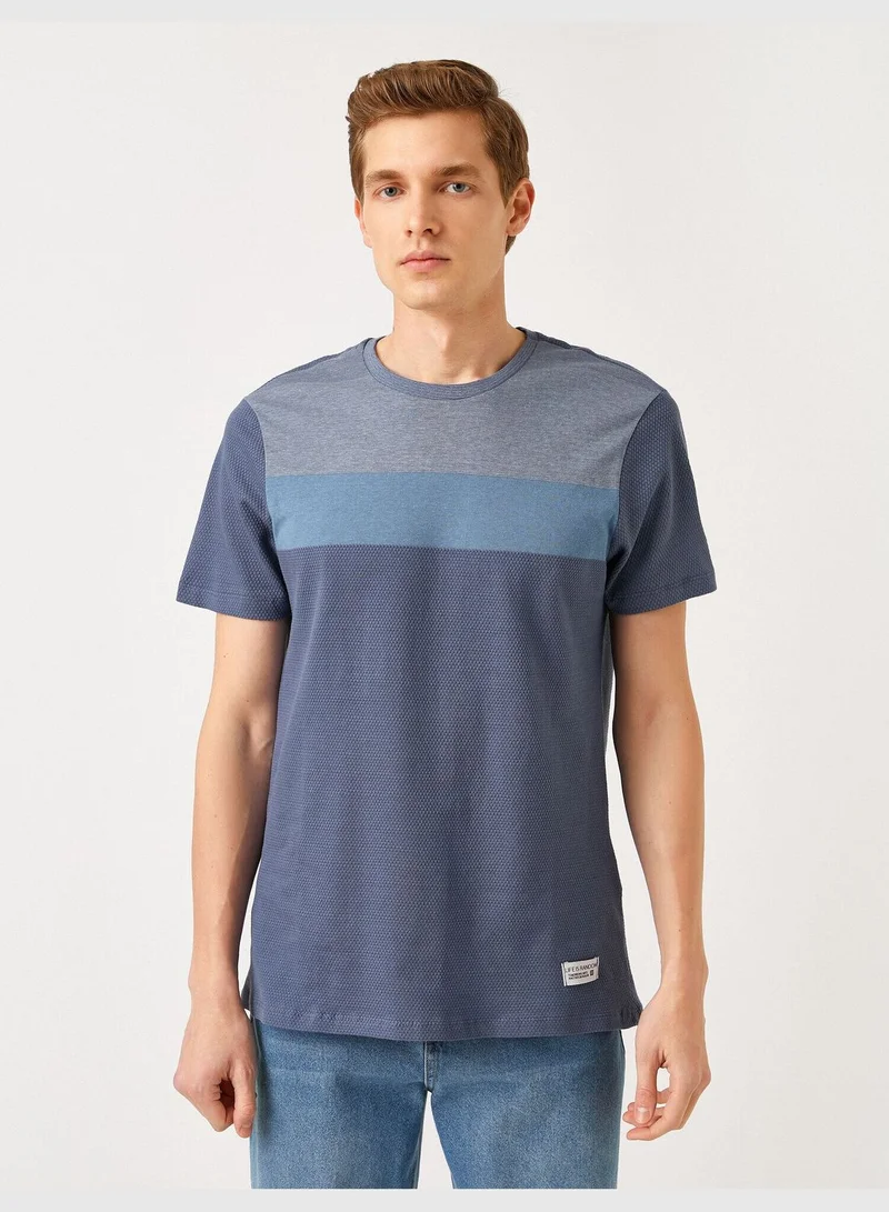 KOTON Slim Fit Tissued T-Shirt