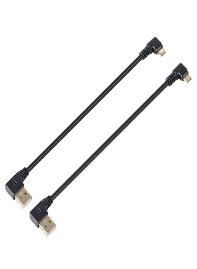 TENINYU Combo-Pack Left/Right Angle USB Cable 5.5 Inches for TV Stick and Power Bank - 90 Degree USB to Micro USB Cable for Roku TV Stick and More - Image 3