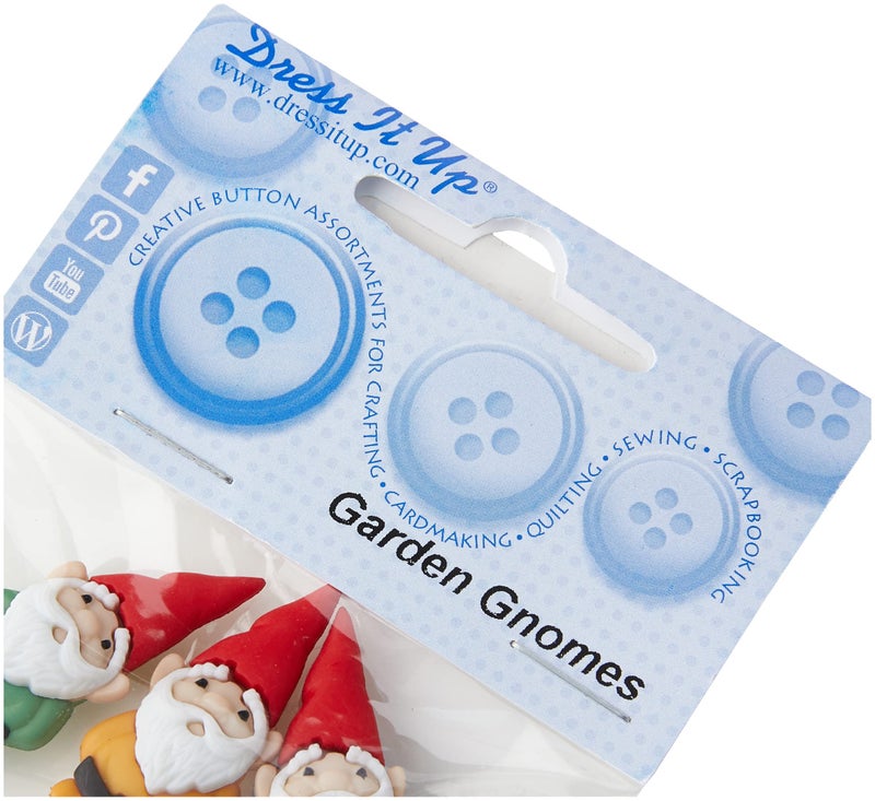 Dress It Up 7696 "Garden Gnomes Novelty Embellishments - Image 4