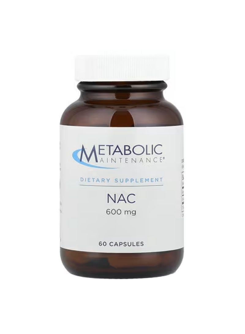 ميتابوليك مانتينانس إن إيه سي، 600 ملغ، 60 كبسولة