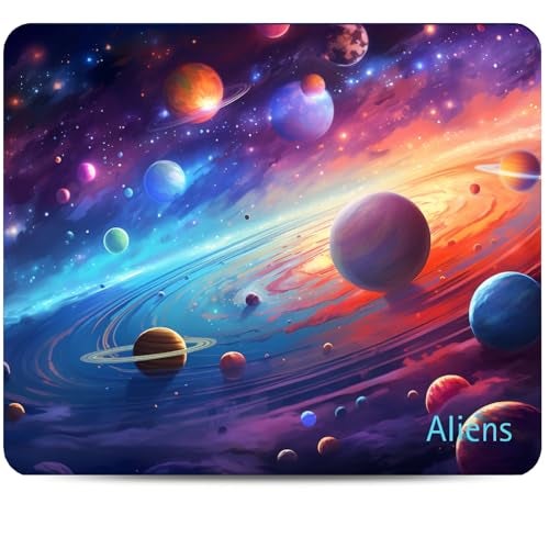 Aliens Mouse Pad for Computer, Laptop, Smooth Premium Cloth Surface, Non-Slip Rubber Base, Speed and Precision Operation Compatible with Laser and Optical Mouse, Gaming, Office, Home 230x190mm (SP-13) - Image 1