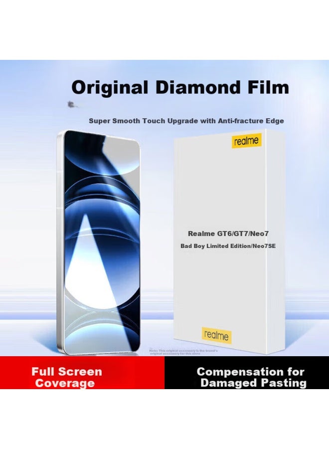 Koolife Tempered Glass Screen Protector For Realme Narzo 7/Narzo 7 Se, Realme Gt 6/Gt 7 - Ultra Thin High Definition Full Screen Coverage Glass Cover Anti-Shatter Anti-Dust