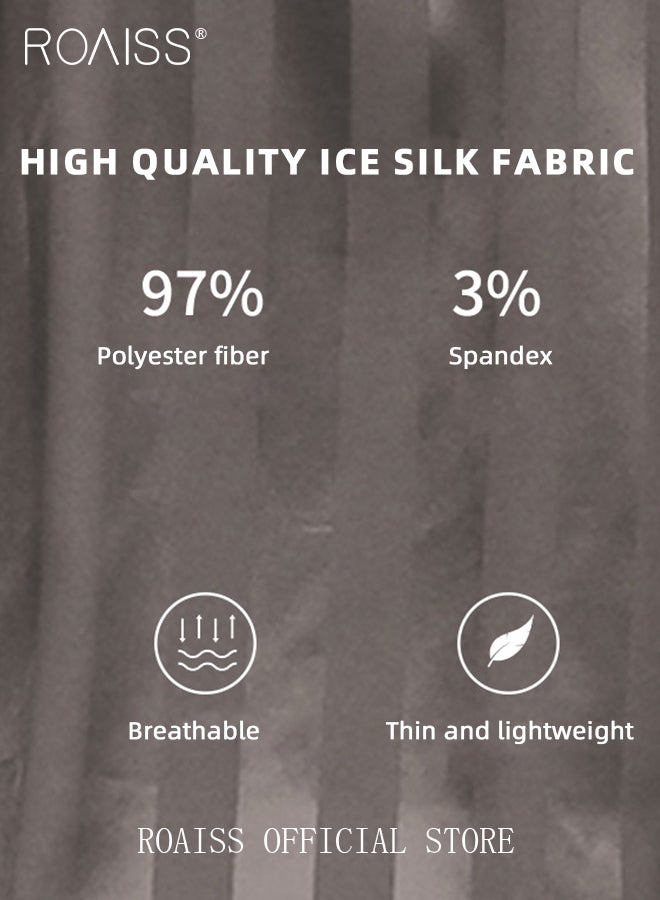 roaiss 2 Piece Pajamas Outfit for Men, Soft Striped Loungewear Set with Button Down Notch Collar Top and Elastic Waist Long Pants, Perfect for Sleeping or Lounging Around Your House - Image 4