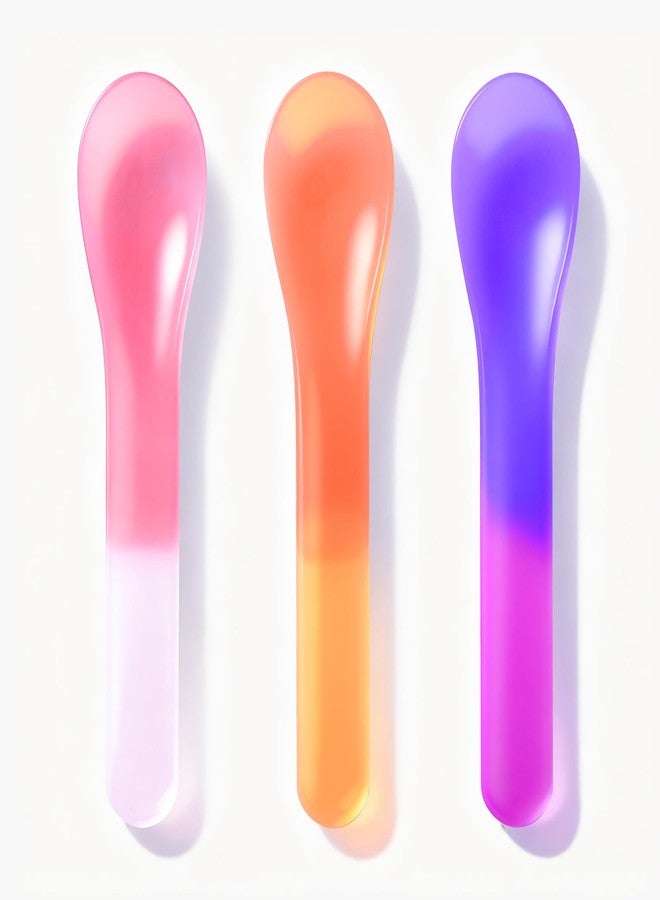 Gugowin Color Changing Spoons Reusable, Set of 60, Cake Pudding Spoons,Birthday Party Spoons,Dessert Spoons,Ice Cream Spoons,Ice Cream Sundae Bar Supplies,Individually Wrapped! - Image 1