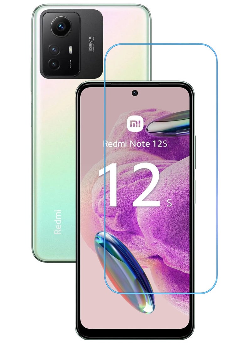ACLIX Antistatic ESD Dustproof Premium Quality High Definition Clear Tempered Glass Screen Protector Designed For Xiaomi Redmi Note 12S - Image 1