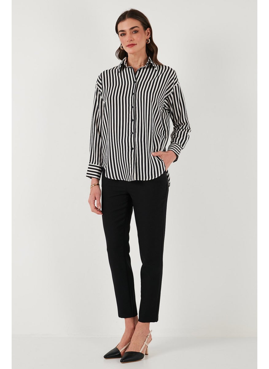 Standard Fit Classic Collar Striped Shirt Women's Shirt 6772894 - pzsku/ZD4C75750A2FA580B5BAEZ/45/_/1741257103/caa37f9c-3f92-4050-acf1-1dea70ec6173