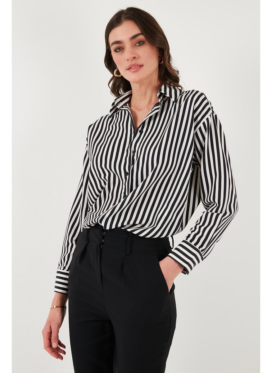 Standard Fit Classic Collar Striped Shirt Women's Shirt 6772894 - pzsku/ZD4C75750A2FA580B5BAEZ/45/_/1741257126/99017b72-6253-43b3-a87e-a31efaecdd88