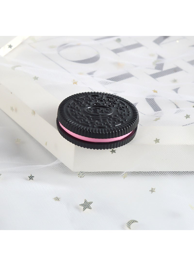 New Fun PVC Oreo Biscuit Keychain Oreo strawberry sandwich biscuits-no button model 