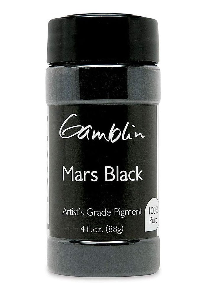 Gamblin Mars Black Dry Pigment - Artist's Grade 4 oz (88 g)