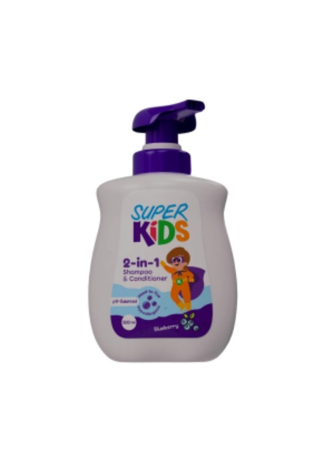 Super Kids Shampoo and Conditioner 2*1 500 ml