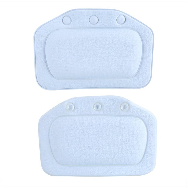 All preference matching build Bathtub Pillow, Soft PVC Comfortable Bathtub Cushion Bath Tub Pillows for Head Neck SPA Bath with Suction Cups (Blue) All budget friendly options - Image 5