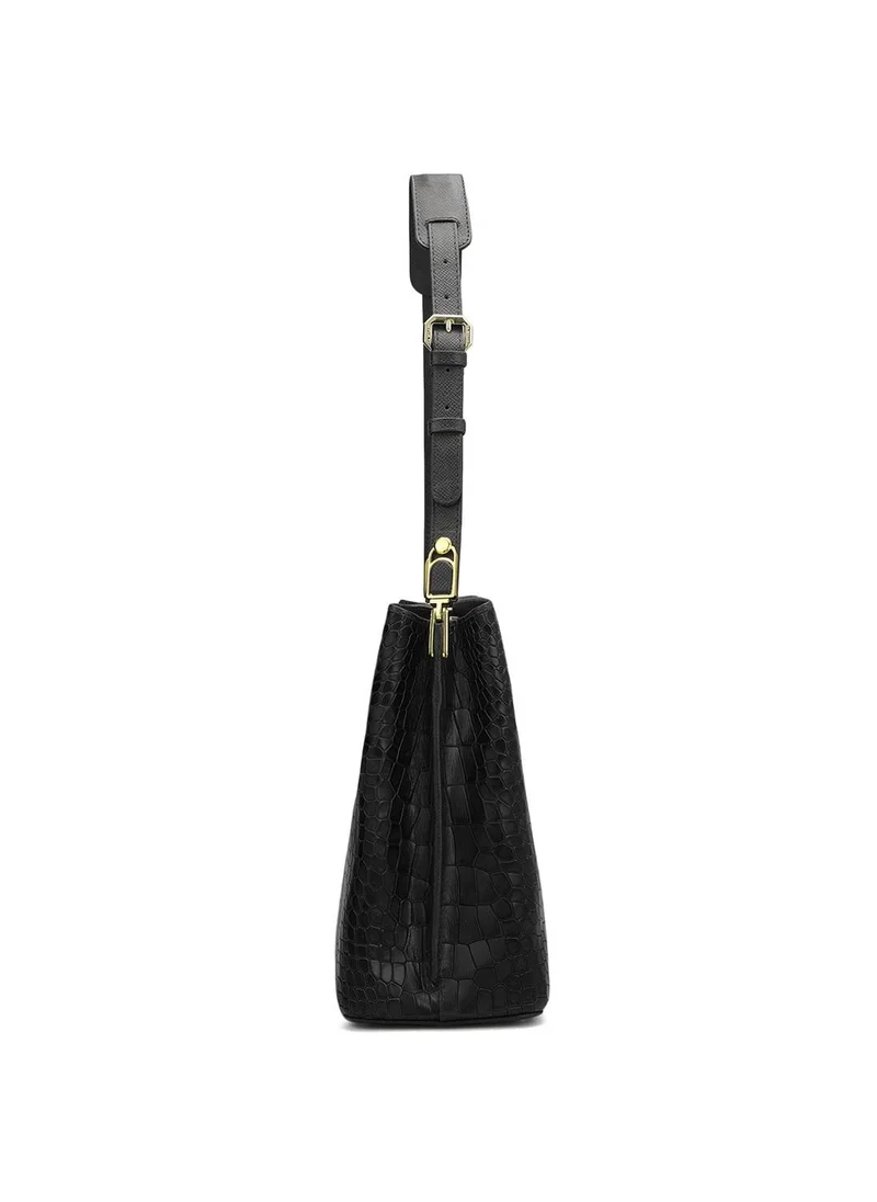 Da Milano  Genuine Leather Black Tote Bag for Women | Best Price UAE