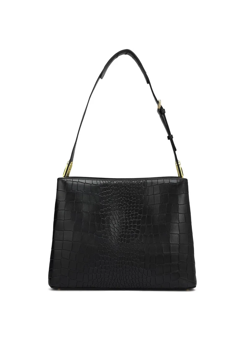 Da Milano  Genuine Leather Black Tote Bag for Women | Best Price UAE