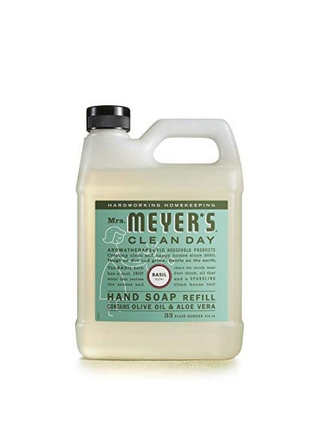Mrs. Meyer's Clean Day Liquid Hand Soap Refill Bottle Basil 33 Fl Oz (Pack Of 1)  - Image 3