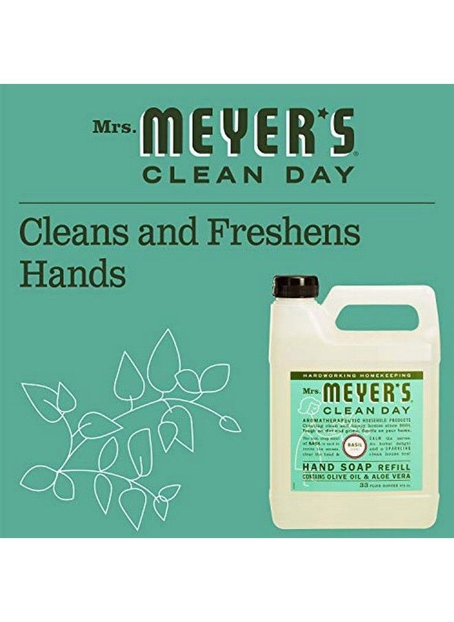 Mrs. Meyer's Clean Day Liquid Hand Soap Refill Bottle Basil 33 Fl Oz (Pack Of 1)  - Image 5