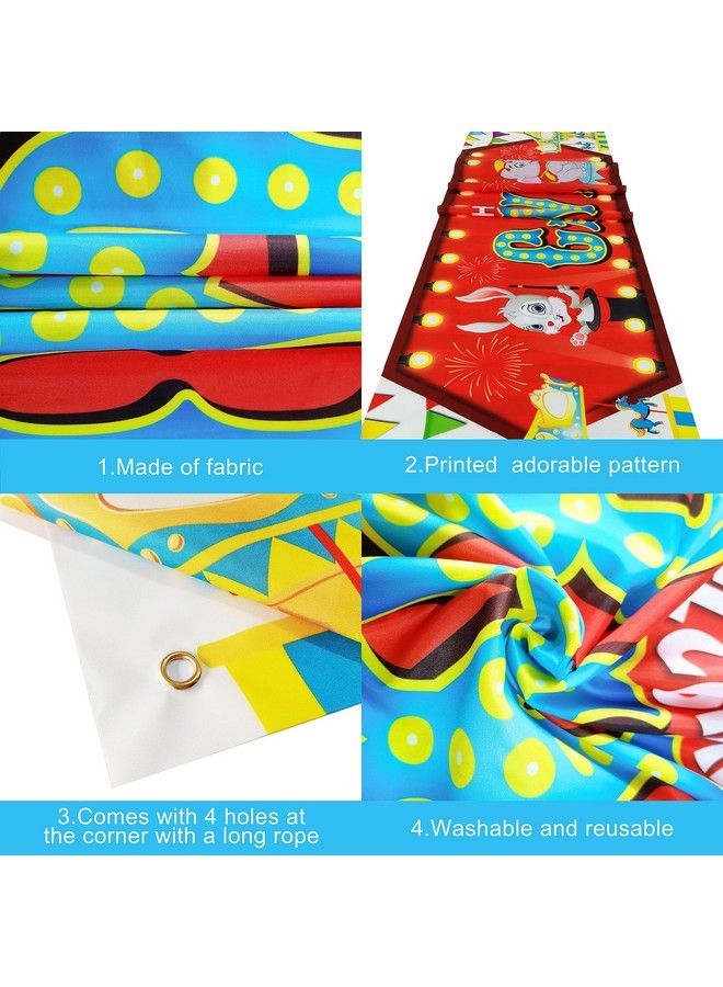 KATCHON Big Welcome To The Carnival Banner 120X20 Inch ; Carnival Theme Party Decorations ; Carnival Backdrops For Party ; Carnival Decorations For Event Outdoor ; Circus Backdrop Circus Party Decorations - Image 4
