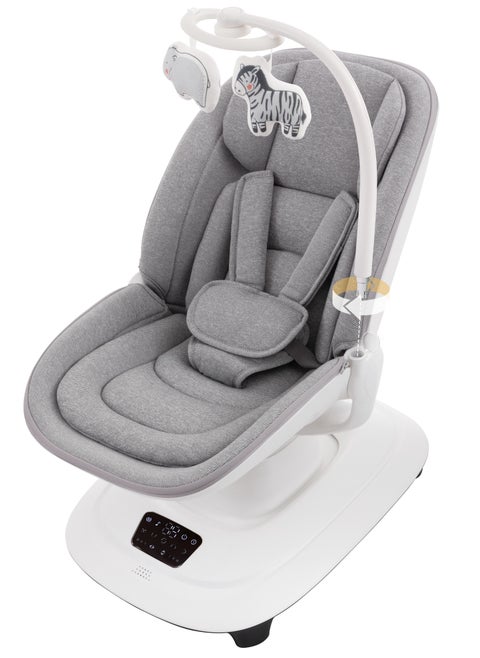 Deluxe Multi-Dynamic Baby Seat with Gentle Remote, 5 Feeding Modes, 360° Rotation, App Control, 3 Recline Modes, and 12 Melodies Suitable for babies from birth to 36 months (maximum weight 15 kg)
