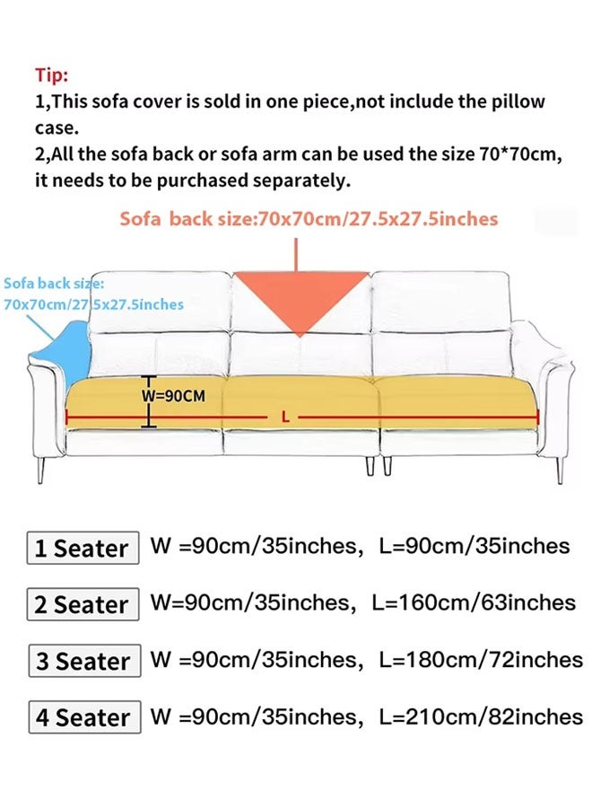 وسادة أريكة بسيطة وعصرية، غطاء أريكة غير قابل للانزلاق، وسادة مسطحة، غطاء أريكة هولندي عالمي مناسب لأربعة فصول، متعدد المقاسات، مقاوم للتآكل، متسخ، قابل للغسل، يمكن إزالته (رمادي) - Image 4