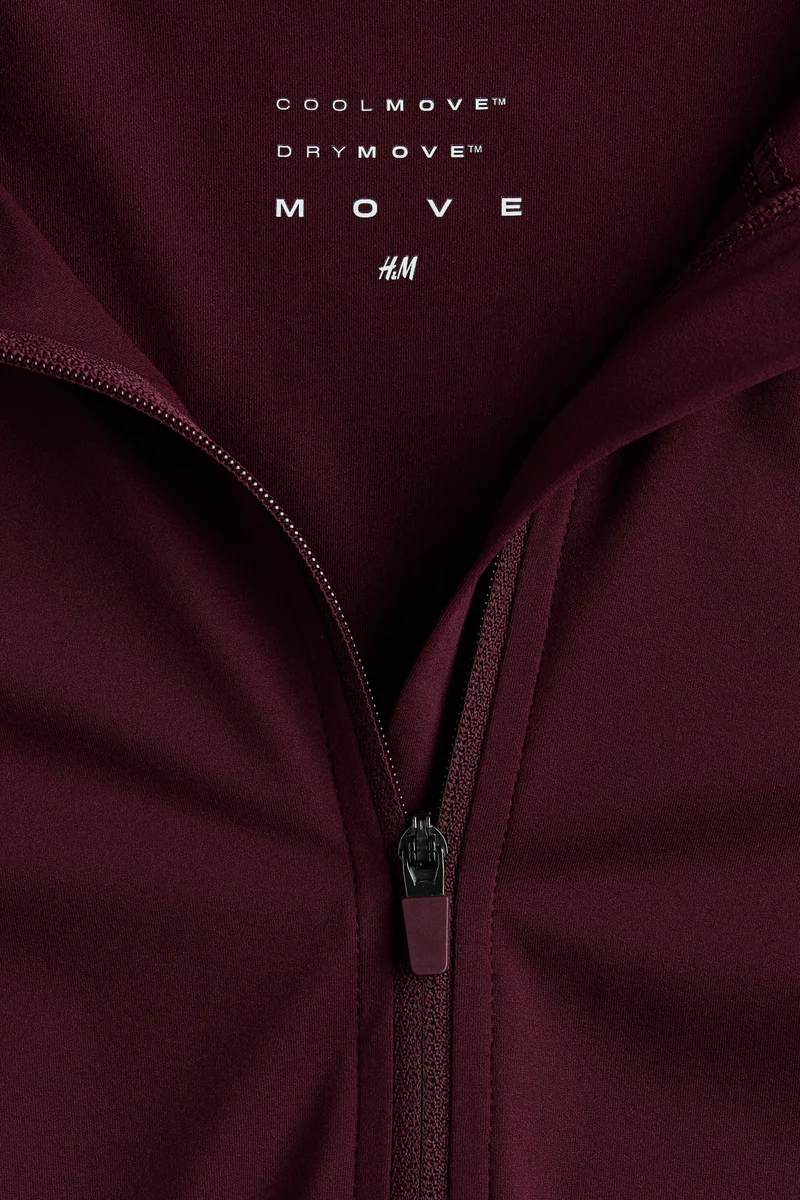 H&M  Hooded sports jacket with CoolMove™ for Women | Best Price UAE