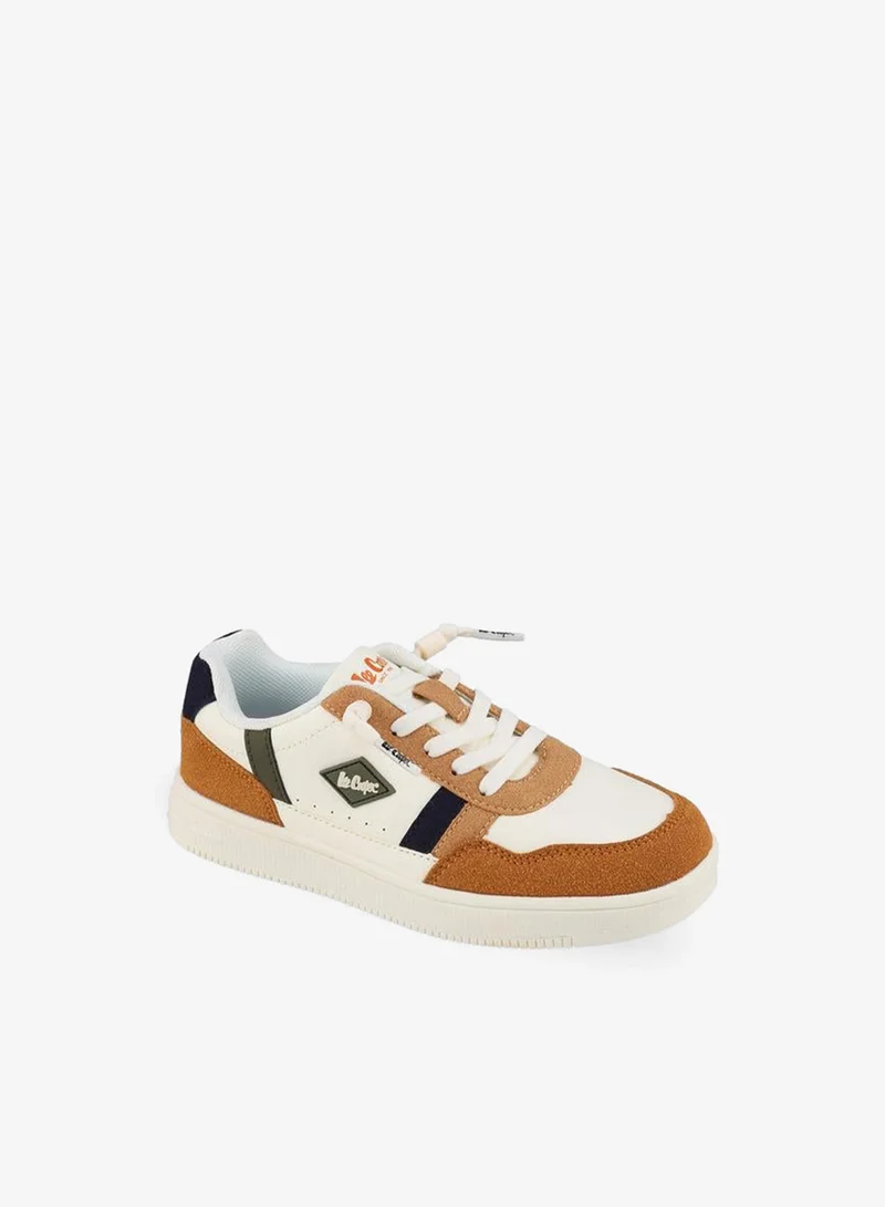 Lee Cooper Boys Panelled Lace-Up Sneakers
