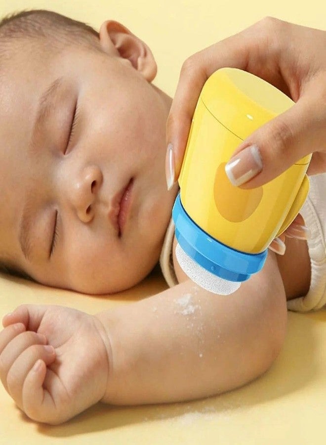 Sajani Duck Design Baby Powder Puff With Storage Box, Baby Skin Care Compact & Travel-Friendly Container, Soft & Gentle Powder Applicator For Newborns & Kids (Powder Puff Box) - Image 4