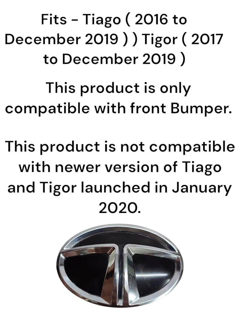 Auto-Ex Front Bumper Grill Car Logo/Emblem Compatible/Replacement for Tiago (2016 to December 2019) / Tigor (2017 to December 2019) - Image 2