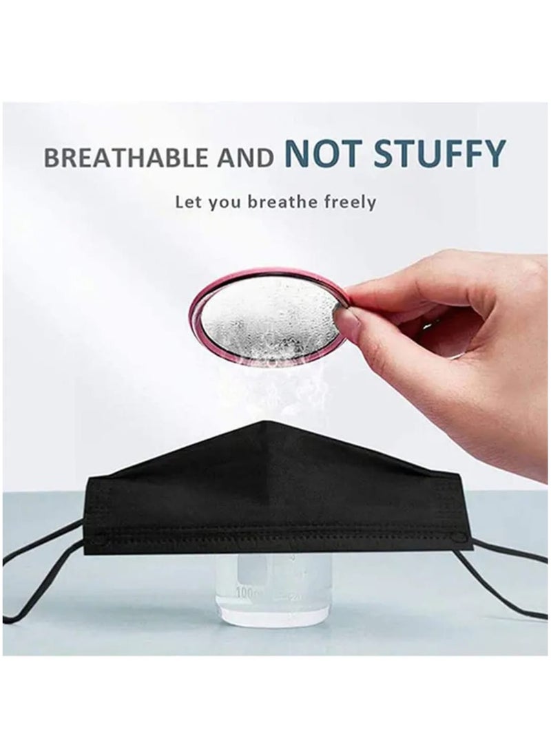 General Disposable 3 Ply Face Mask with Earloop – Breathable, Protective & Comfortable – 50 Pcs per Box – Black  - Image 3