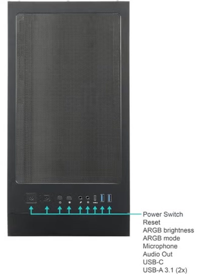 جهاز Gaming PC بمعالج Intel Core i5 الجيل الحادي عشر وكارت GTX 1650 مع رام 16GB وSSD 1TB وويندوز 11 لأداء سلس - Image 3