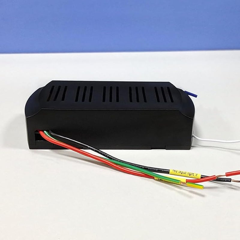 Ceiling Fan Remote Control Kit High Voltage 6 Speed Receiver Black White - Image 4