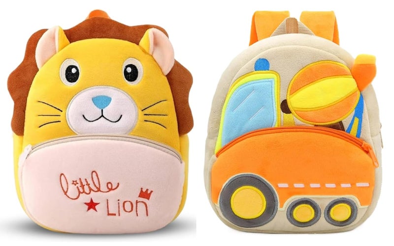 Blue Tree Cute Kids Backpack Toddler Bag Plush Animal Cartoon Mini Travel Bag for Baby Girl Boy 1-6 Years, Ideal for Gifting for Kids - Image 1