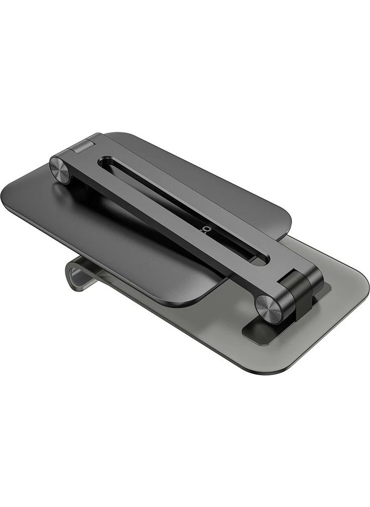 CHOCOLATE - Hoco Desktop Foldable Phone Stand Holder, Compatible with iPhone 15 14 13 12 Compatible Samsung Galaxy Z Fold4 Compatible Xiaomi 13 Pro Compatible iPad Pro Compatible HD1 - Image 1