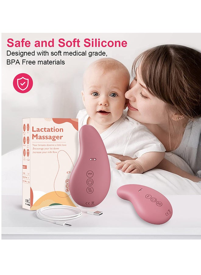 Furtey Kneading Lactation Massager with Heat , Magnetic attraction Lactation Massager, Massage for Relieve Clogged Ducts , Breast Massager Warming for Breastfeeding, Improve Milk Flow and Lactation Swelling  - Image 2