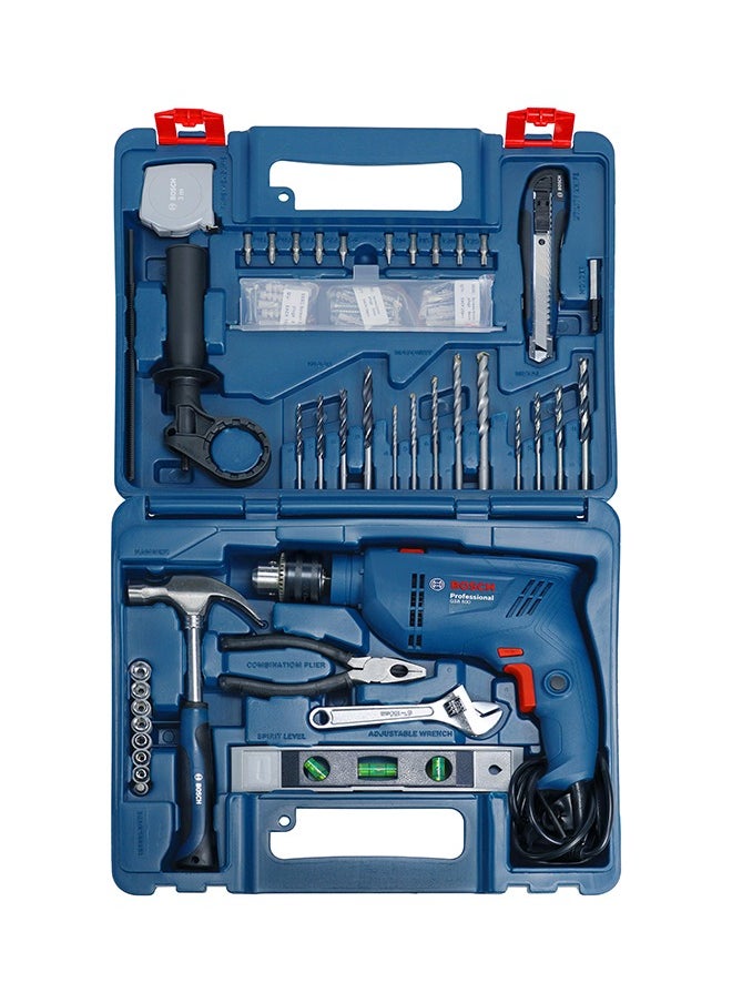 BOSCH Upgraded Corded Impact Drill 13MM 600W Blue  - Image 3