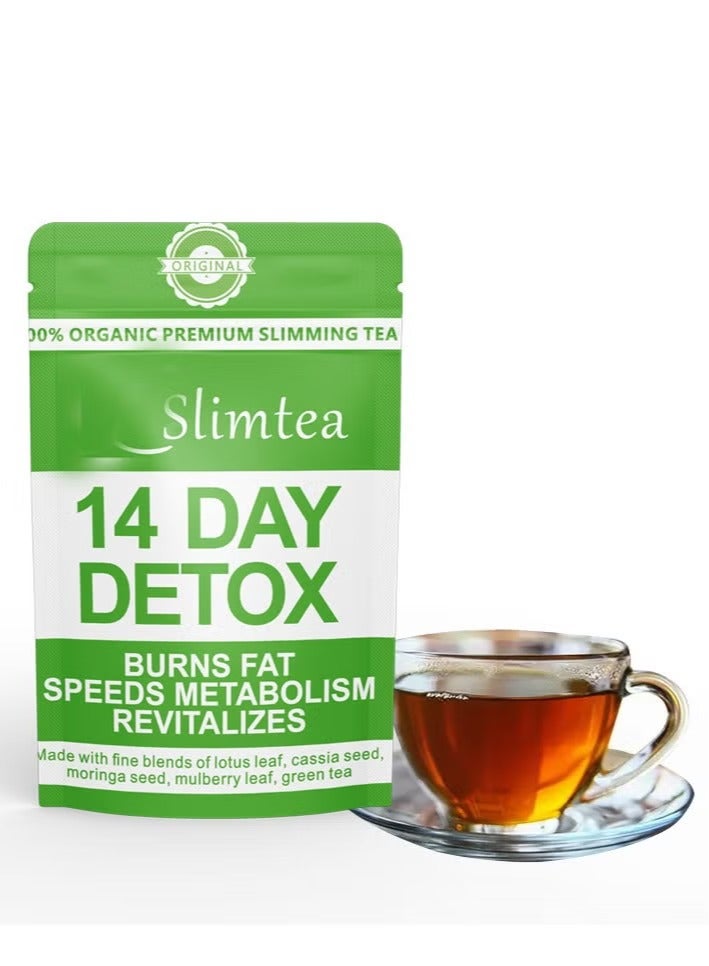 شاي ذكي Detox Tummy Tea Bags, Support Healthy Digestive and Metabolism,14 bags - Image 1