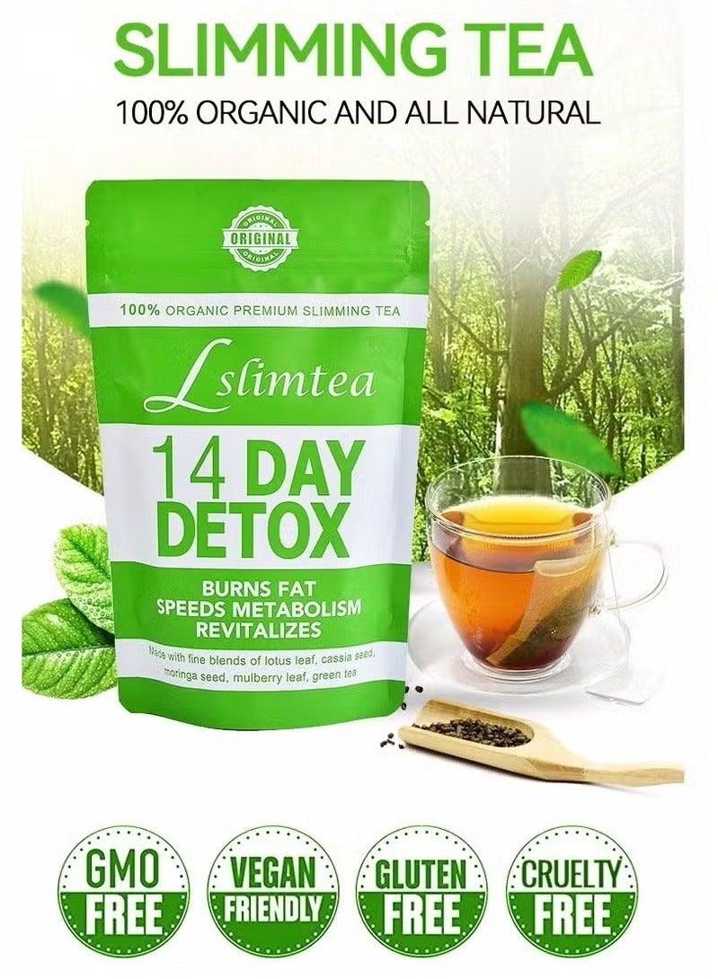 شاي ذكي Detox Tummy Tea Bags, Support Healthy Digestive and Metabolism,14 bags - Image 2