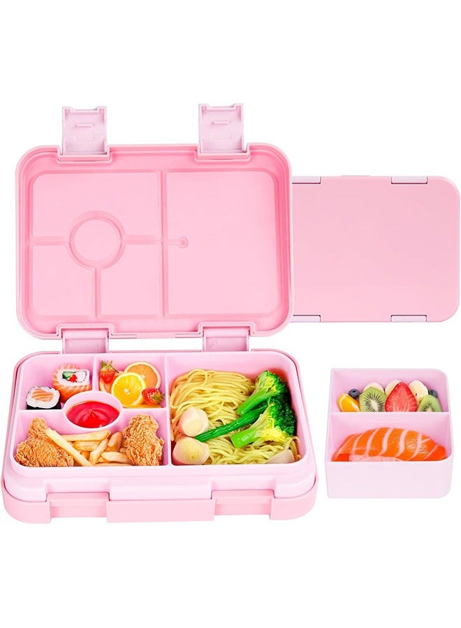 YelaJoy Bento Lunch Box for Kids & Toddlers, Leak-Proof Lunchbox with 5/6 Compartments - Back to School, Snack Containers for On-the-Go Meal, Made with Safe BPA-Free Material - Image 1