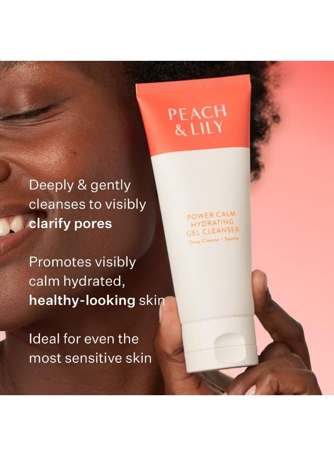 Peach & Lily - Power Calm Hydrating Gel Cleanser (3.38 oz) - Face Wash & Facial Cleanser - Light Makeup Remover - Chamomile, Cucumber Fruit & Cica - Self Care - Vegan & Cruelty Free - Korean Skincare - Image 3