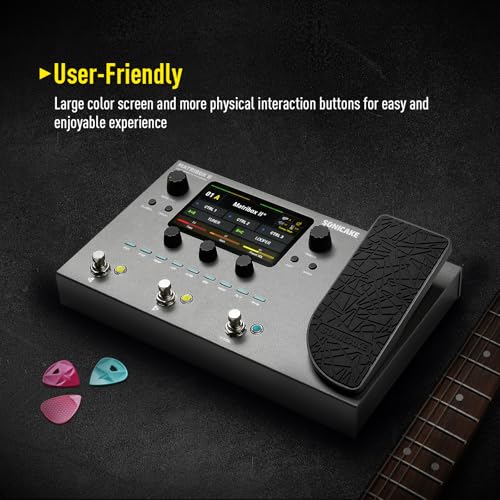 SONICAKE Matribox II - معالج تأثيرات متعددة مع دواسة تعبير، 200+ تأثيرات مدمجة للجيتار/الباس/الأكوستيك، نمذجة مضخم الصوت، محاكاة خزائن IR، حلقة FX، واجهة صوت USB MIDI ستيريو - Image 5