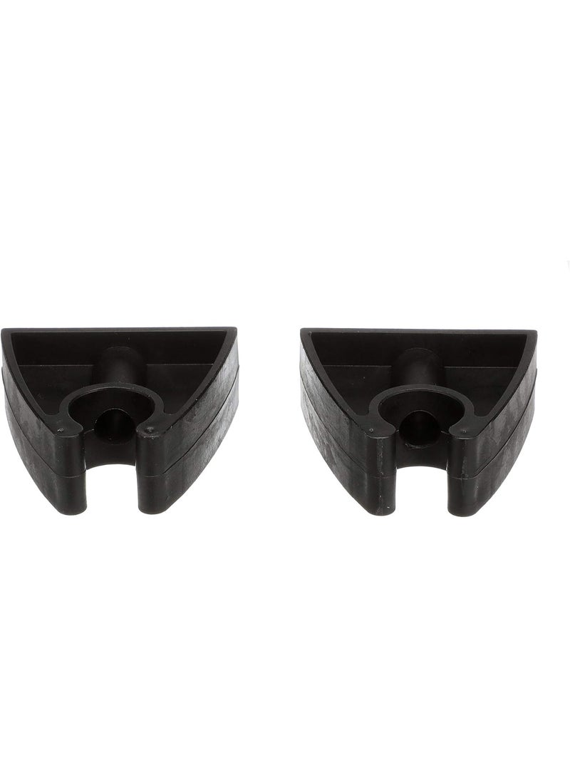 SEACHOICE Seachoice Rubber Organizing Storage Clip, Black, Set of 2, One size - Image 1