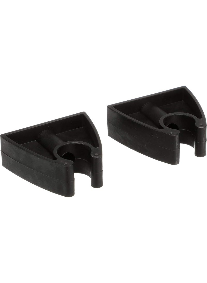 SEACHOICE Seachoice Rubber Organizing Storage Clip, Black, Set of 2, One size - Image 2