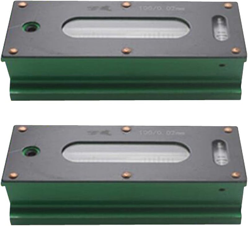 klarako 2x Precision Bar Level Tool With Case 0.02mm High Accuracy Sensitivity 100mm - Image 3