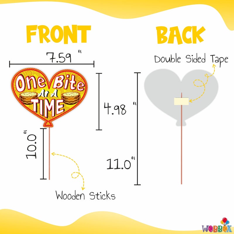 WOBBOX دعائم ووبوكس أنابراشان، لافتة صبح أنابراشان، مجموعة زينة أنابراشان (25 قطعة) (FP4416) - Image 3