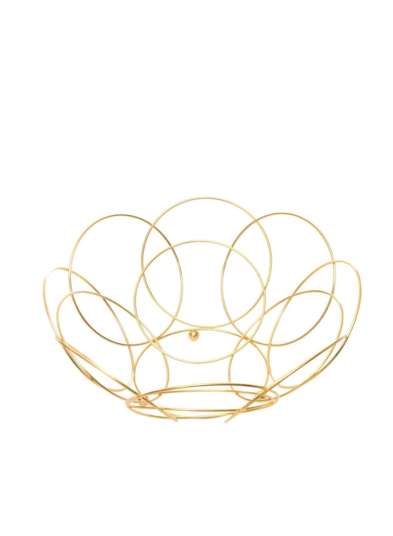 طبق فاكهة ذهبي - Image 2