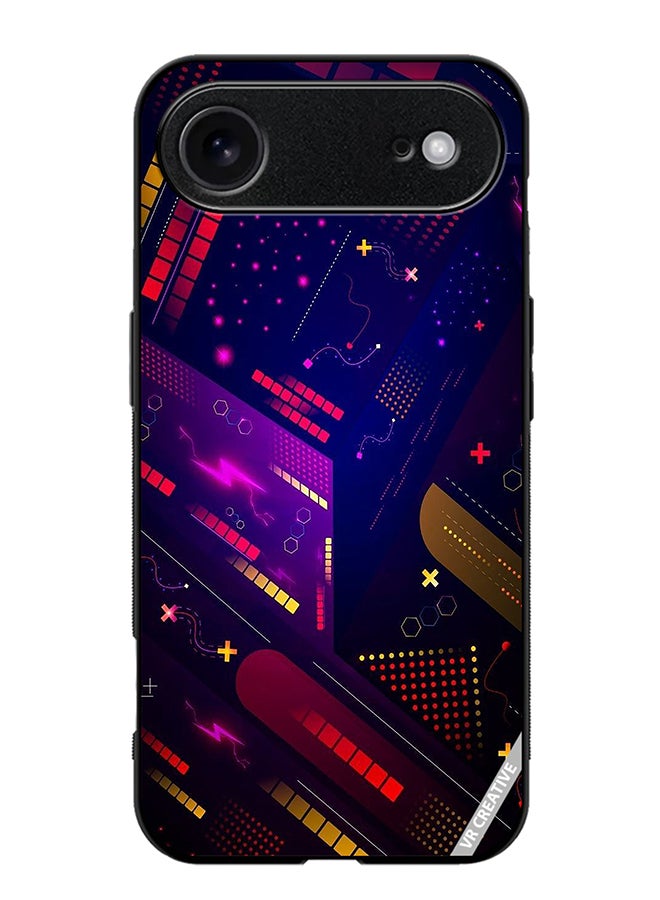Protective Case Cover For Apple iPhone 17 Air Abstract Design Multicolour