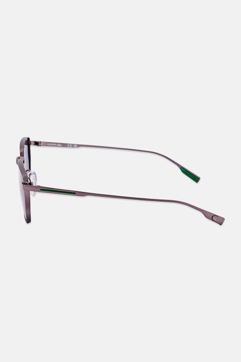 LACOSTE Men L260S Square Sunglasses, Dark Grey - Image 4